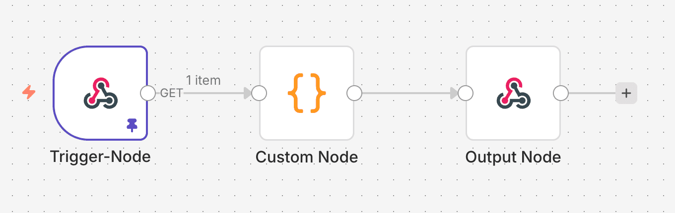 Custom Node vor Ausführung