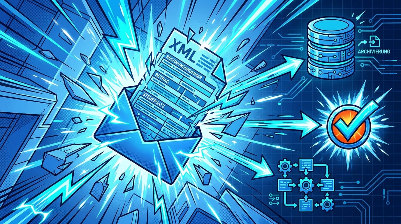 E-Rechnung automatisieren mit n8n und DATEV-Anbindung
