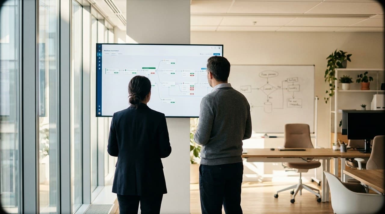 Prozessautomatisierung im Mittelstand: Workflows auf einem Dashboard