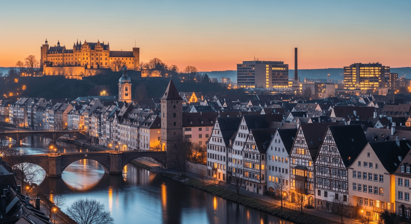 Nürnberg Skyline, Standort für KI-Workflows und Automatisierung