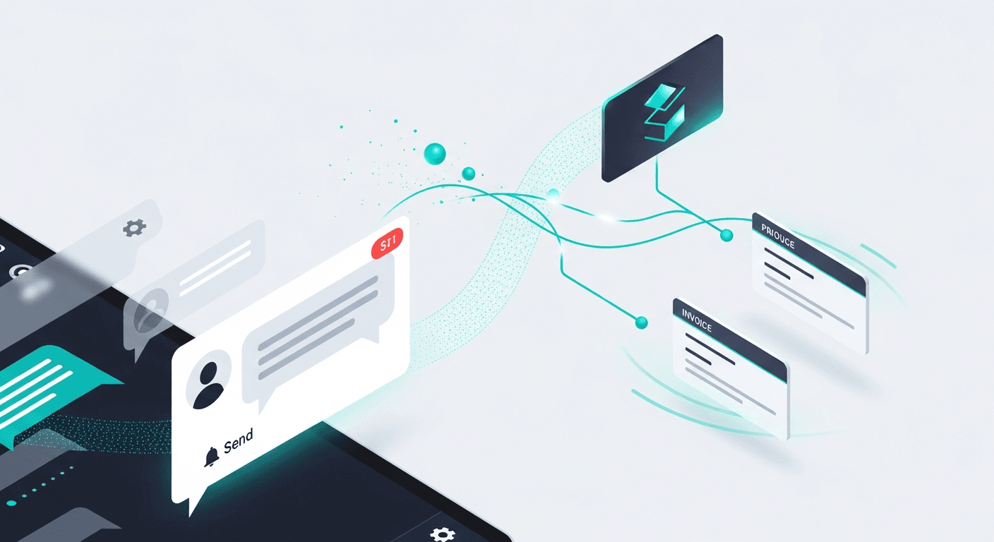 KI-Chatbot mit ERP-Anbindung, Chat-Interface trifft Live-Daten